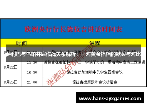 萨利巴与乌帕并肩作战关系解析：一对黄金搭档的默契与对比