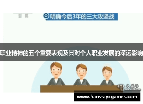 职业精神的五个重要表现及其对个人职业发展的深远影响